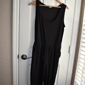 Ribbed jumpsuit romper